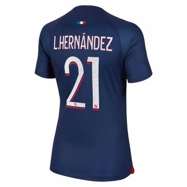 MAILLOT PSG DOMICILE FEMME LUCAS HERNANDEZ 2023-2024