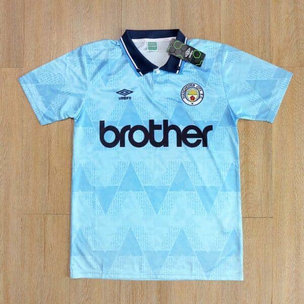 MAILLOT MANCHESTER CITY DOMICILE 1989-1991