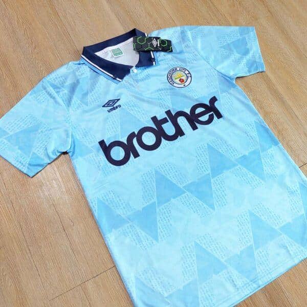 MAILLOT MANCHESTER CITY DOMICILE 1989-1991