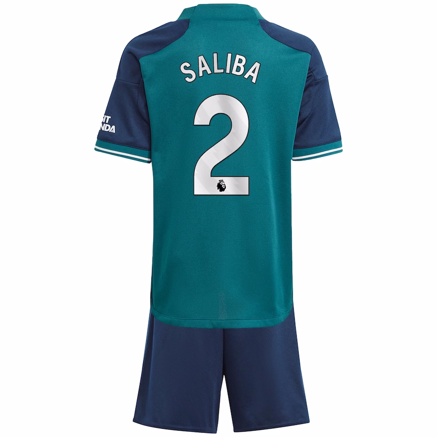 PACK JUNIOR ARSENAL THIRD SALIBA 2023-2024