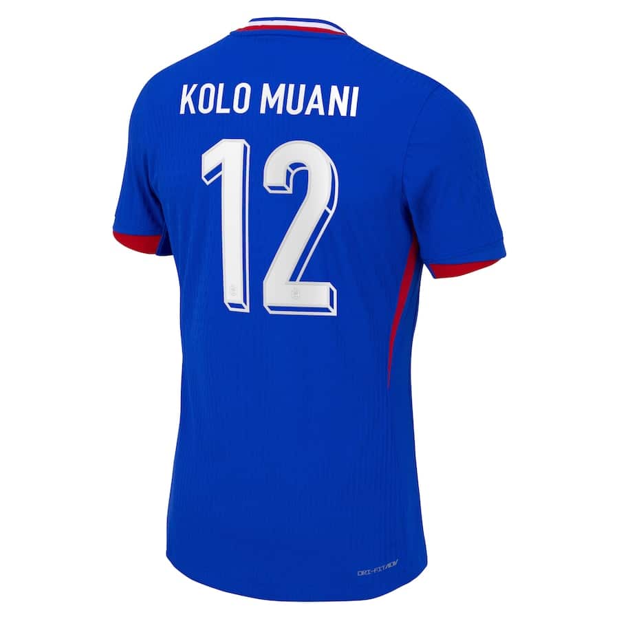 MAILLOT FRANCE DOMICILE KOLO MUANI DRI-FIT ADV VAPOR MATCH SAISON 2024-2025