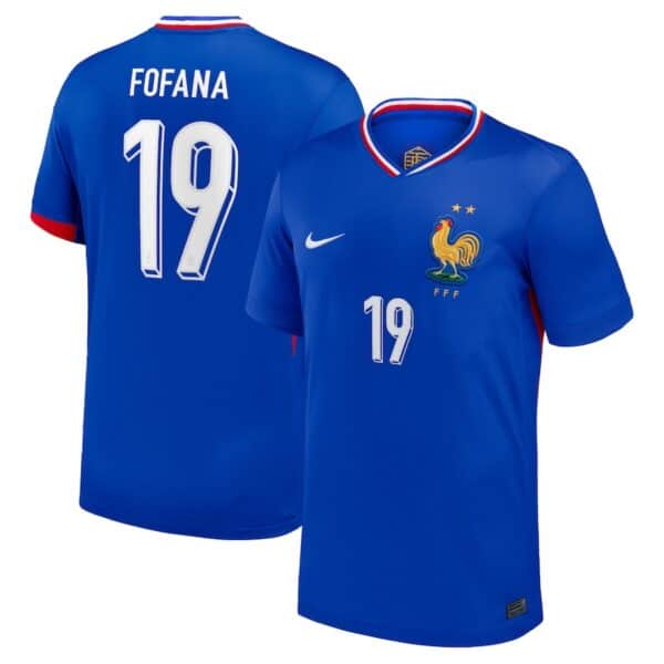 MAILLOT FRANCE DOMICILE FOFANA SAISON 2024-2025