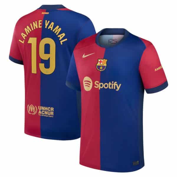 MAILLOT FC BARCELONE DOMICILE LAMINE YAMAL 2024-2025