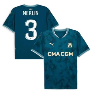 MAILLOT OLYMPIQUE DE MARSEILLE EXTERIEUR MERLIN 2024-2025