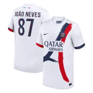 MAILLOT PSG EXTERIEUR JOAO NEVES SAISON 2024-2025